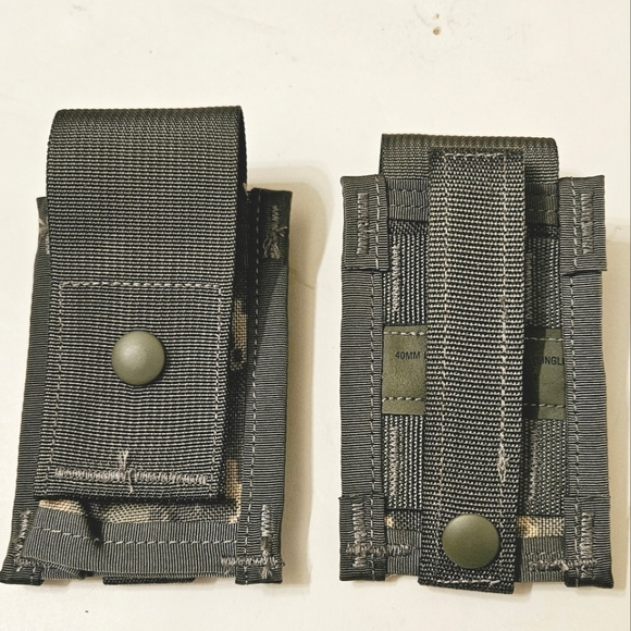 US Military Other - MOLLE II 40mm Grenade Single Pouch Military Digital Camo Set of